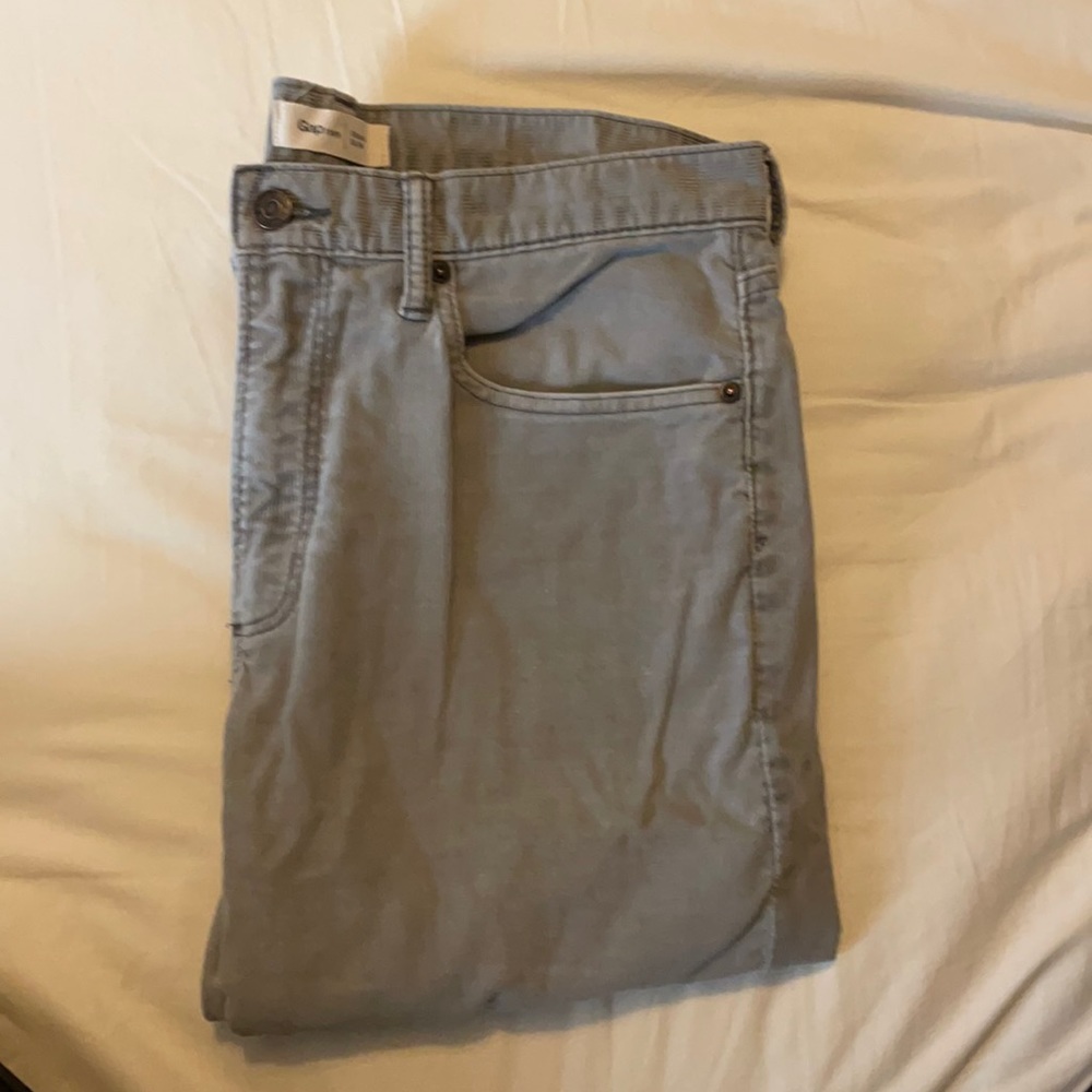 Gap Men’s Slim Grey Cords